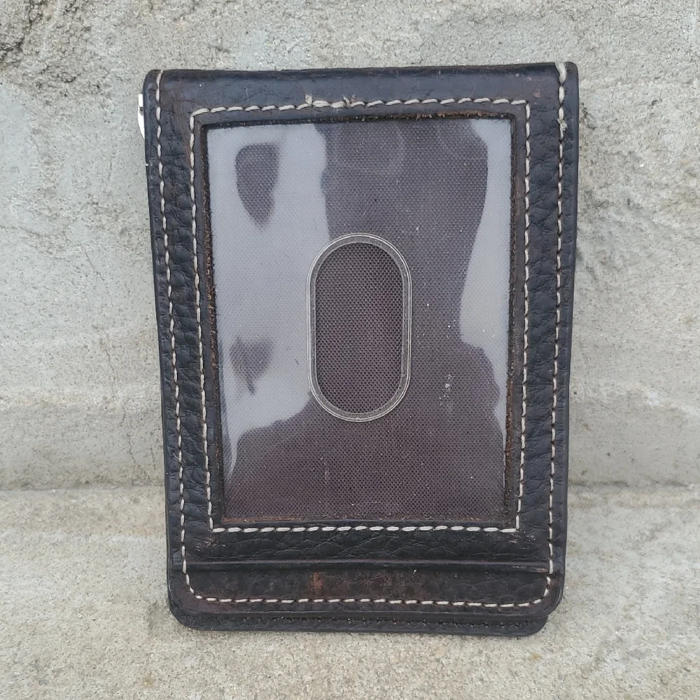 Ariat Black Leather Card Holder